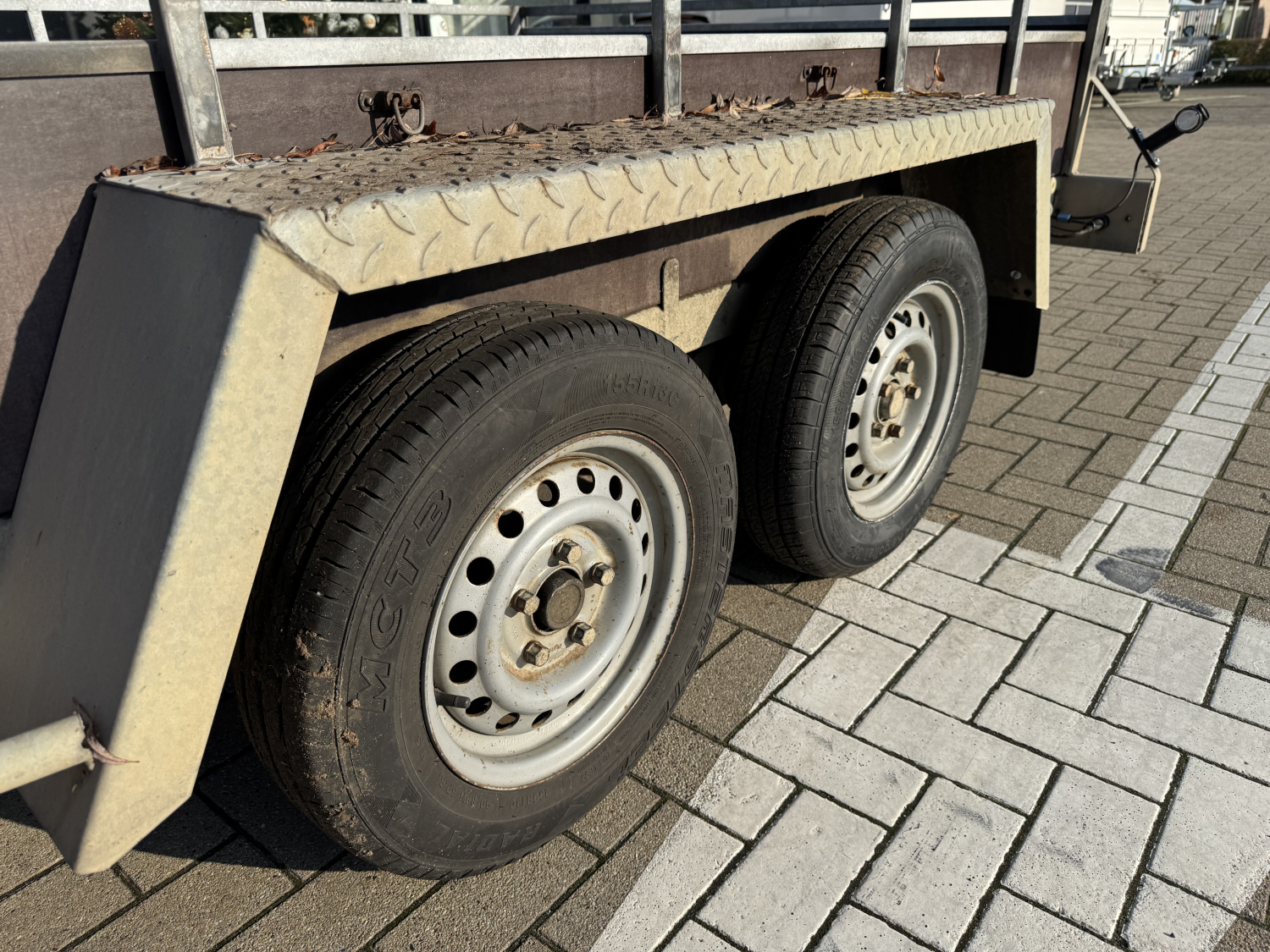 Bakaanhangwagen van 2m99 x 1m81