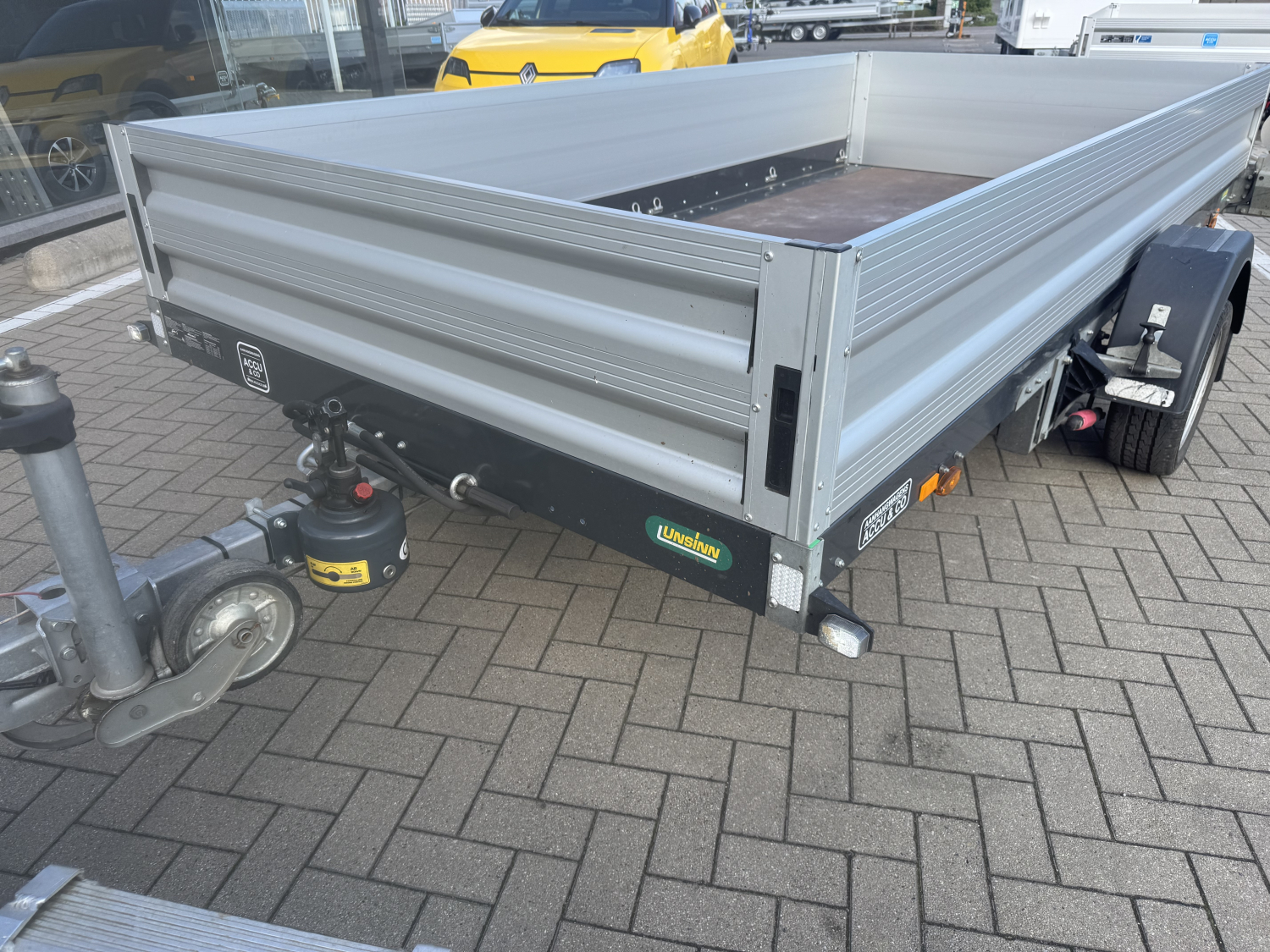 3m75 x 1m80 | Hydraulisch zakbare transporter in NIEUWSTAAT