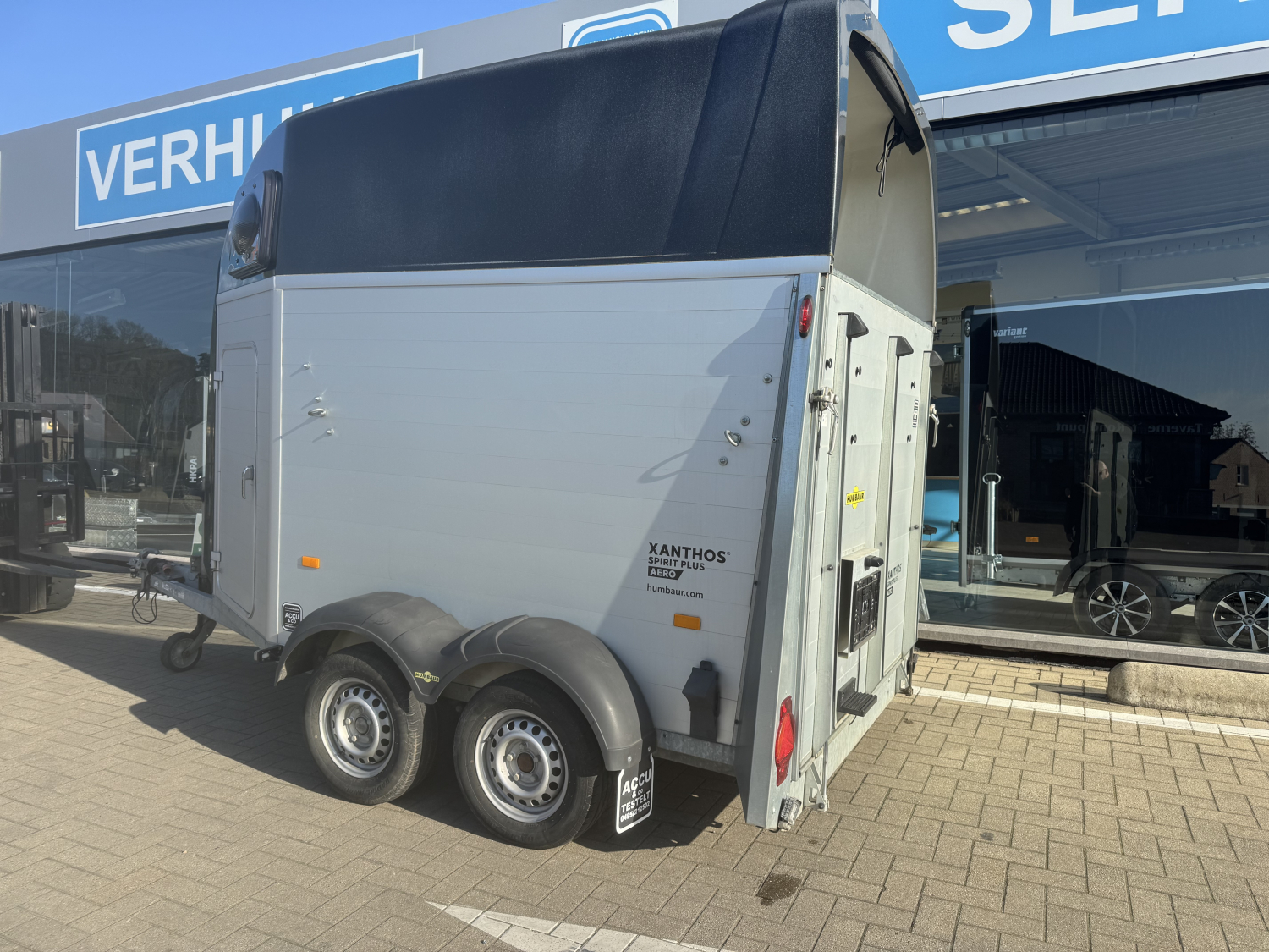 Humbaur Xanthos Aero met ingebouwde zadelkamer