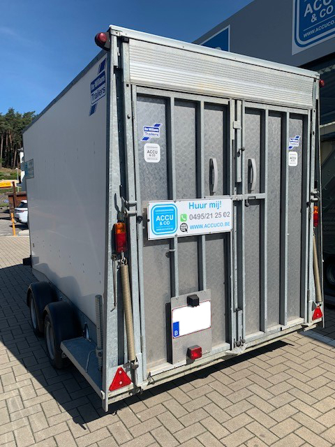 3m64 x 1m73 x 2m14 / 3500 kg - Deur- Klep systeem